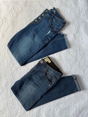Old Navy Rockstar indigo skinny jeans
Democracy dark Blue skinny jeans